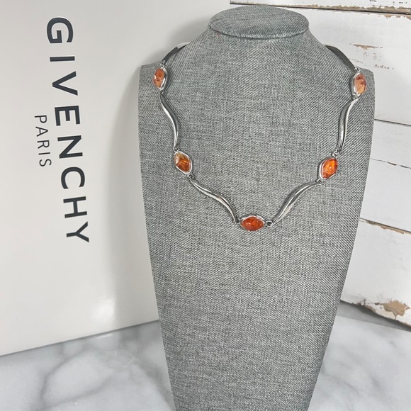 Givenchy Couture Vintage Amber Choker - Picture 2 of 7